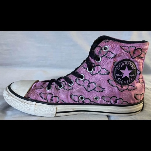 Converse all star youth size 3 (big kids / teens )high top sneakers - Picture 7 of 10